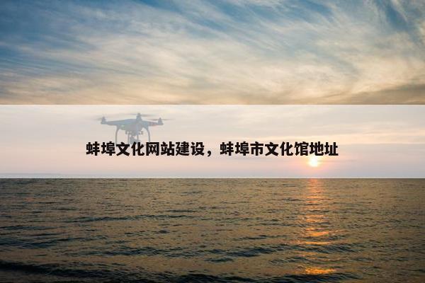 蚌埠文化网站建设，蚌埠市文化馆地址