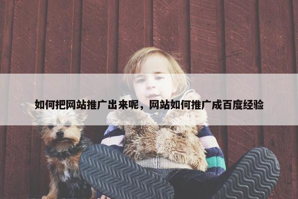 如何把网站推广出来呢，网站如何推广成百度经验