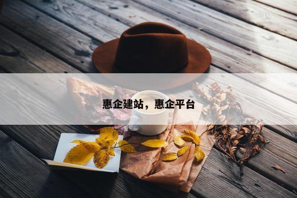 惠企建站，惠企平台
