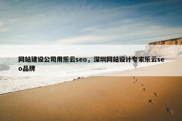 网站建设公司用乐云seo，深圳网站设计专家乐云seo品牌