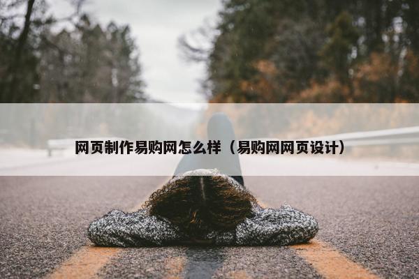 网页制作易购网怎么样（易购网网页设计）