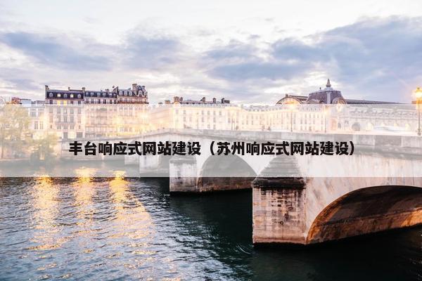 丰台响应式网站建设（苏州响应式网站建设）