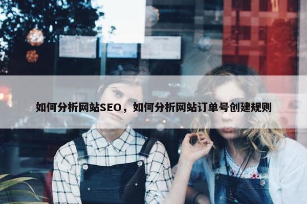 如何分析网站SEO，如何分析网站订单号创建规则