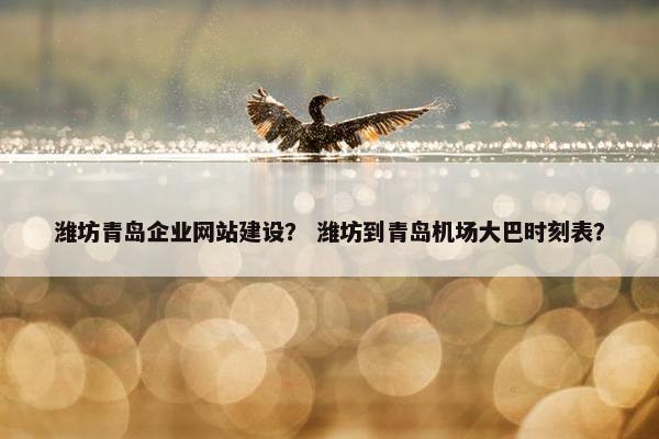 潍坊青岛企业网站建设？ 潍坊到青岛机场大巴时刻表？