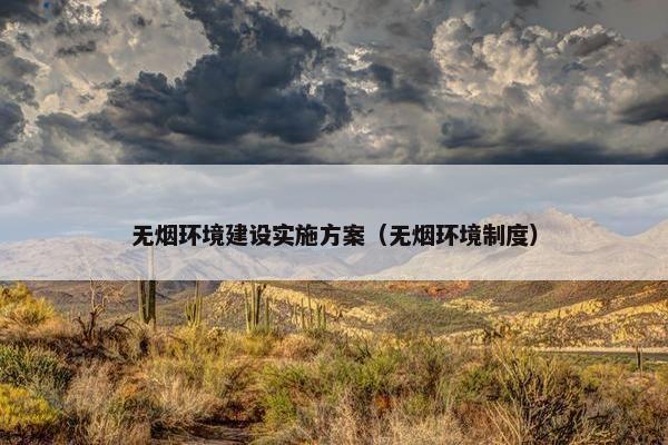 无烟环境建设实施方案（无烟环境制度）