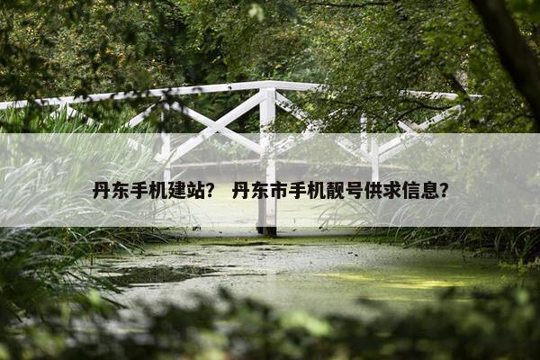 丹东手机建站？ 丹东市手机靓号供求信息？