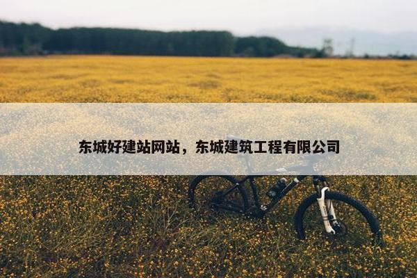 东城好建站网站，东城建筑工程有限公司