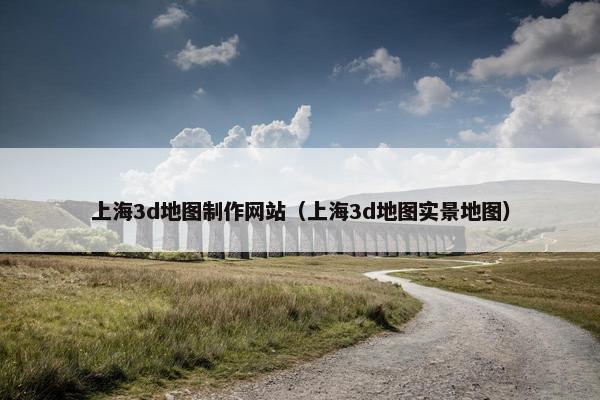 上海3d地图制作网站（上海3d地图实景地图）