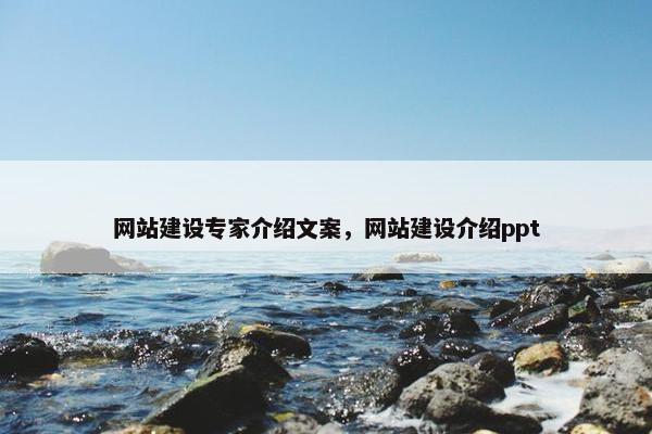 网站建设专家介绍文案，网站建设介绍ppt
