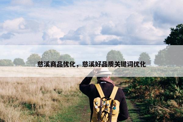 慈溪商品优化，慈溪好品质关键词优化