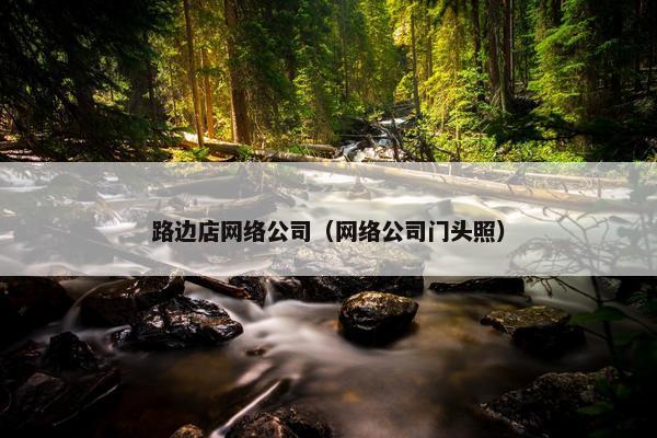 路边店网络公司（网络公司门头照）