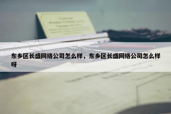 东乡区长盛网络公司怎么样，东乡区长盛网络公司怎么样呀