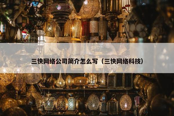 三快网络公司简介怎么写（三快网络科技）