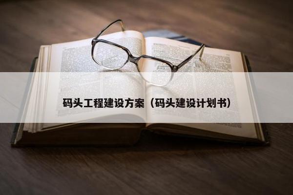 码头工程建设方案（码头建设计划书）