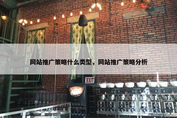 网站推广策略什么类型，网站推广策略分析