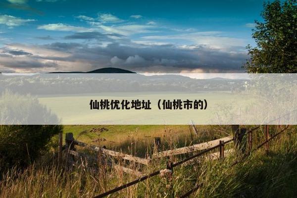 仙桃优化地址（仙桃市的）
