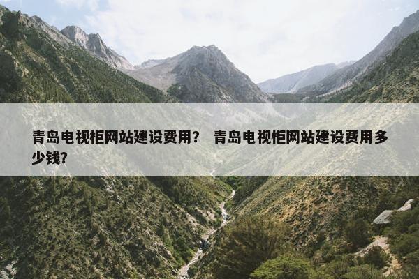 青岛电视柜网站建设费用？ 青岛电视柜网站建设费用多少钱？