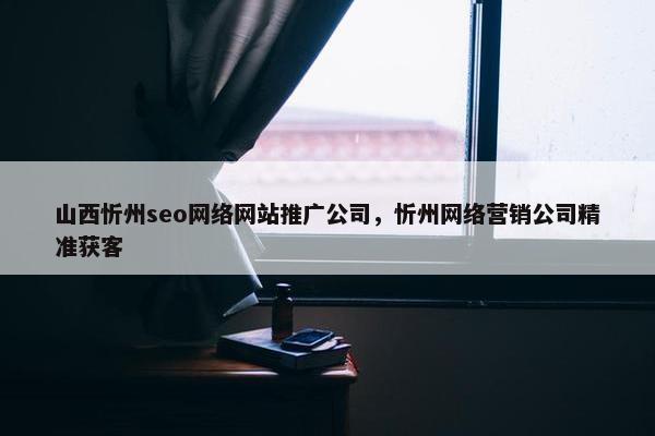 山西忻州seo网络网站推广公司，忻州网络营销公司精准获客