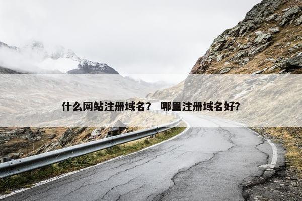 什么网站注册域名？ 哪里注册域名好？