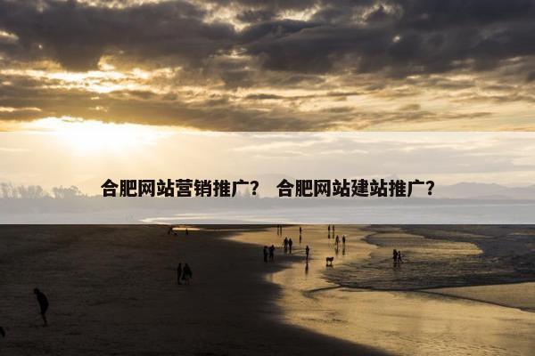 合肥网站营销推广？ 合肥网站建站推广？