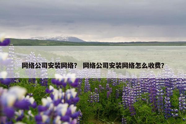 网络公司安装网络？ 网络公司安装网络怎么收费？