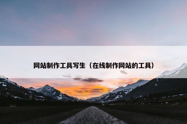 网站制作工具写生（在线制作网站的工具）