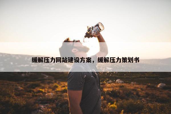 缓解压力网站建设方案，缓解压力策划书