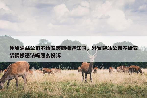 外贸建站公司不给安装钢板违法吗，外贸建站公司不给安装钢板违法吗怎么投诉