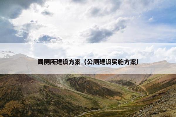 局厕所建设方案（公厕建设实施方案）