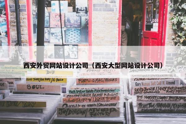 西安外贸网站设计公司（西安大型网站设计公司）