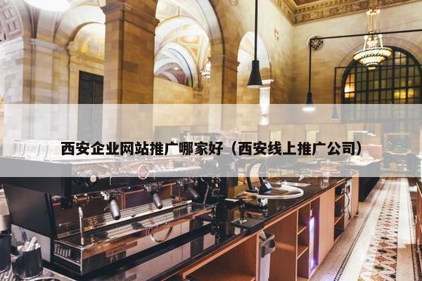 西安企业网站推广哪家好（西安线上推广公司）