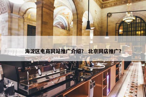 海淀区电商网站推广介绍？ 北京网店推广？