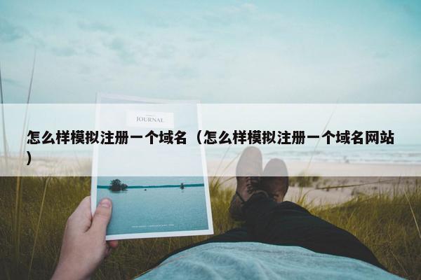 怎么样模拟注册一个域名（怎么样模拟注册一个域名网站）