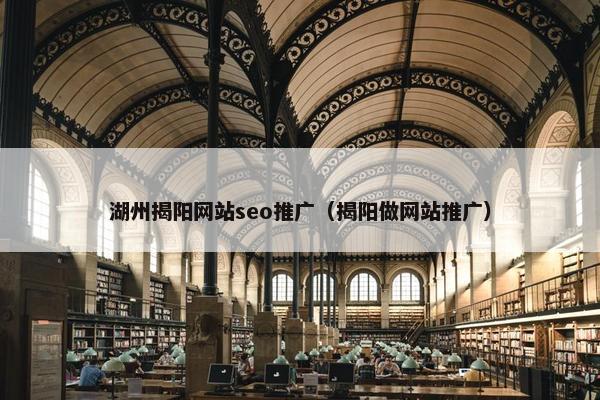 湖州揭阳网站seo推广（揭阳做网站推广）