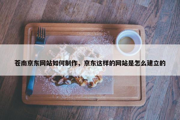 苍南京东网站如何制作，京东这样的网站是怎么建立的