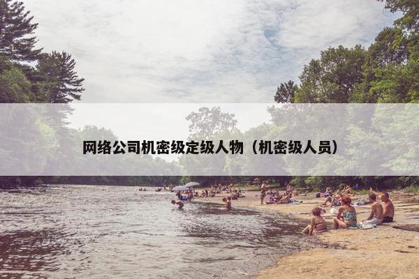 网络公司机密级定级人物（机密级人员）