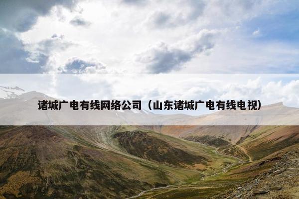 诸城广电有线网络公司（山东诸城广电有线电视）
