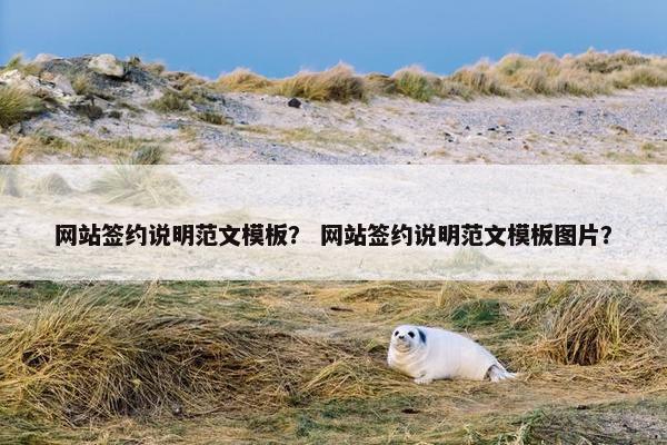网站签约说明范文模板？ 网站签约说明范文模板图片？