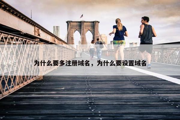 为什么要多注册域名，为什么要设置域名