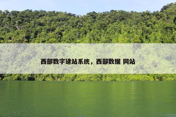 西部数字建站系统，西部数据 网站