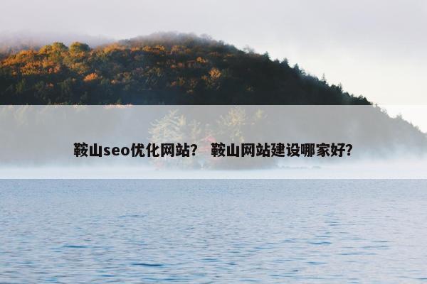 鞍山seo优化网站？ 鞍山网站建设哪家好？