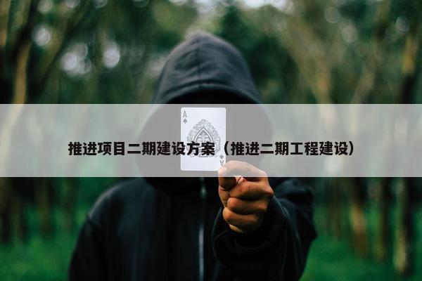推进项目二期建设方案（推进二期工程建设）