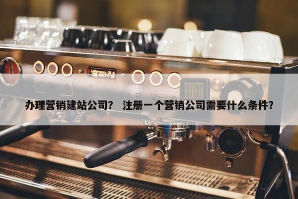 办理营销建站公司？ 注册一个营销公司需要什么条件？