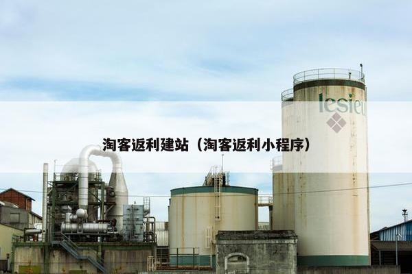 淘客返利建站（淘客返利小程序）