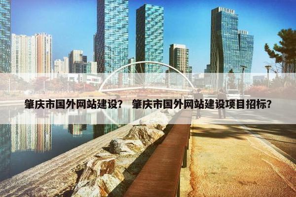 肇庆市国外网站建设？ 肇庆市国外网站建设项目招标？