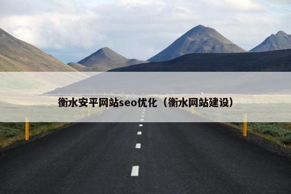 衡水安平网站seo优化（衡水网站建设）