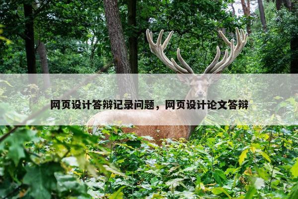 网页设计答辩记录问题，网页设计论文答辩