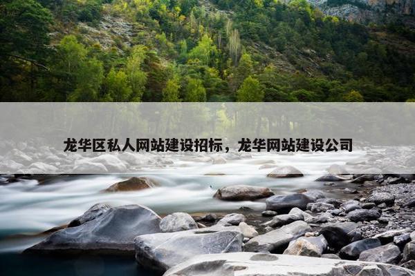 龙华区私人网站建设招标，龙华网站建设公司