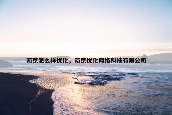 南京怎么样优化，南京优化网络科技有限公司