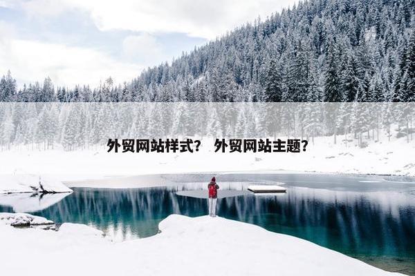 外贸网站样式？ 外贸网站主题？